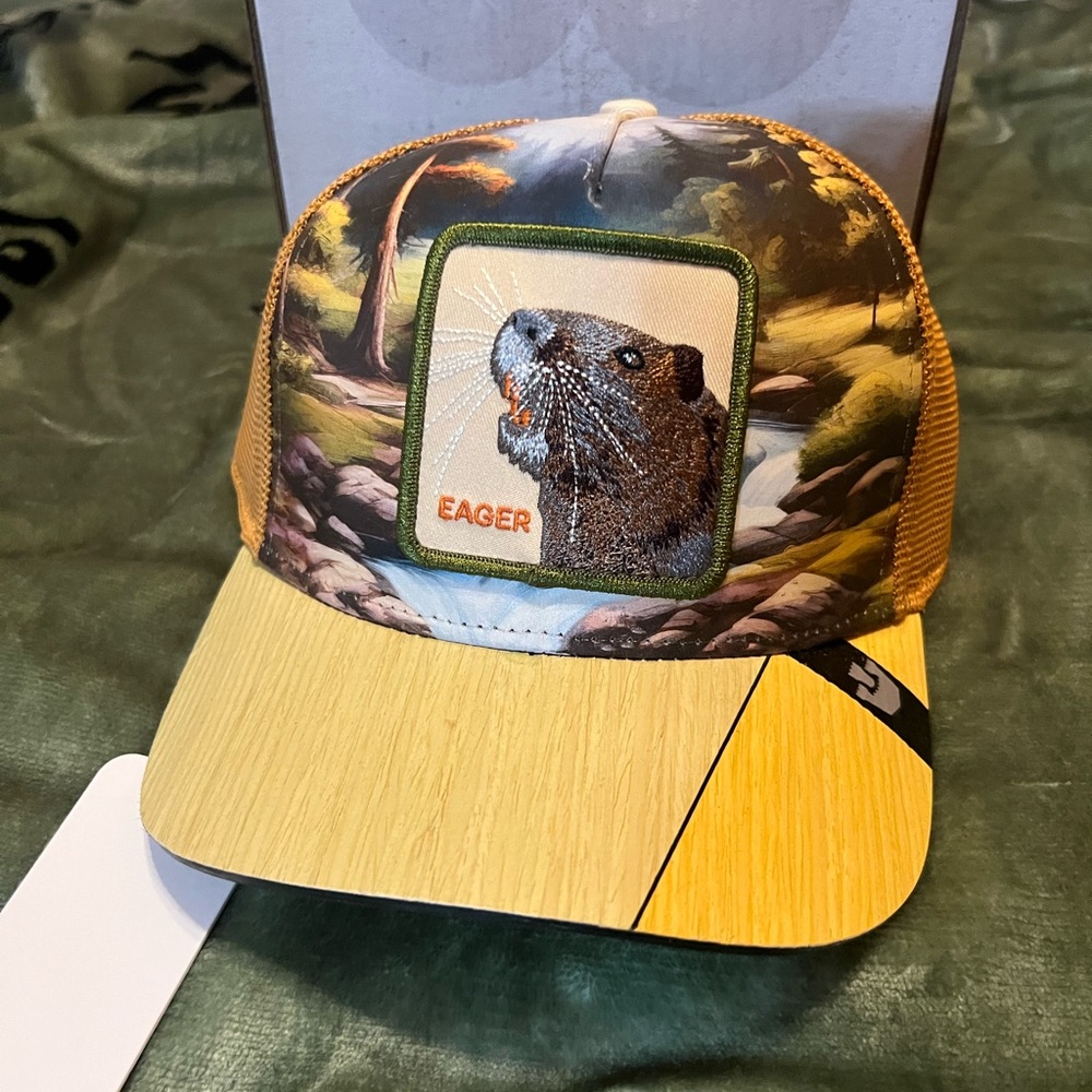 Eager Beaver Trucker Hat NWT